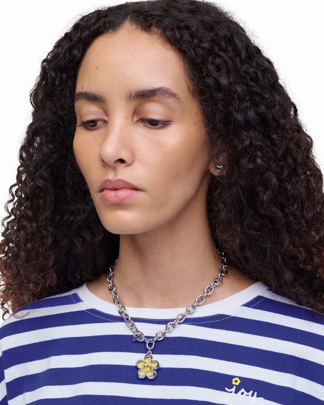 The Daisy Puzzle Necklace Silver/Multi - Marc Jacobs