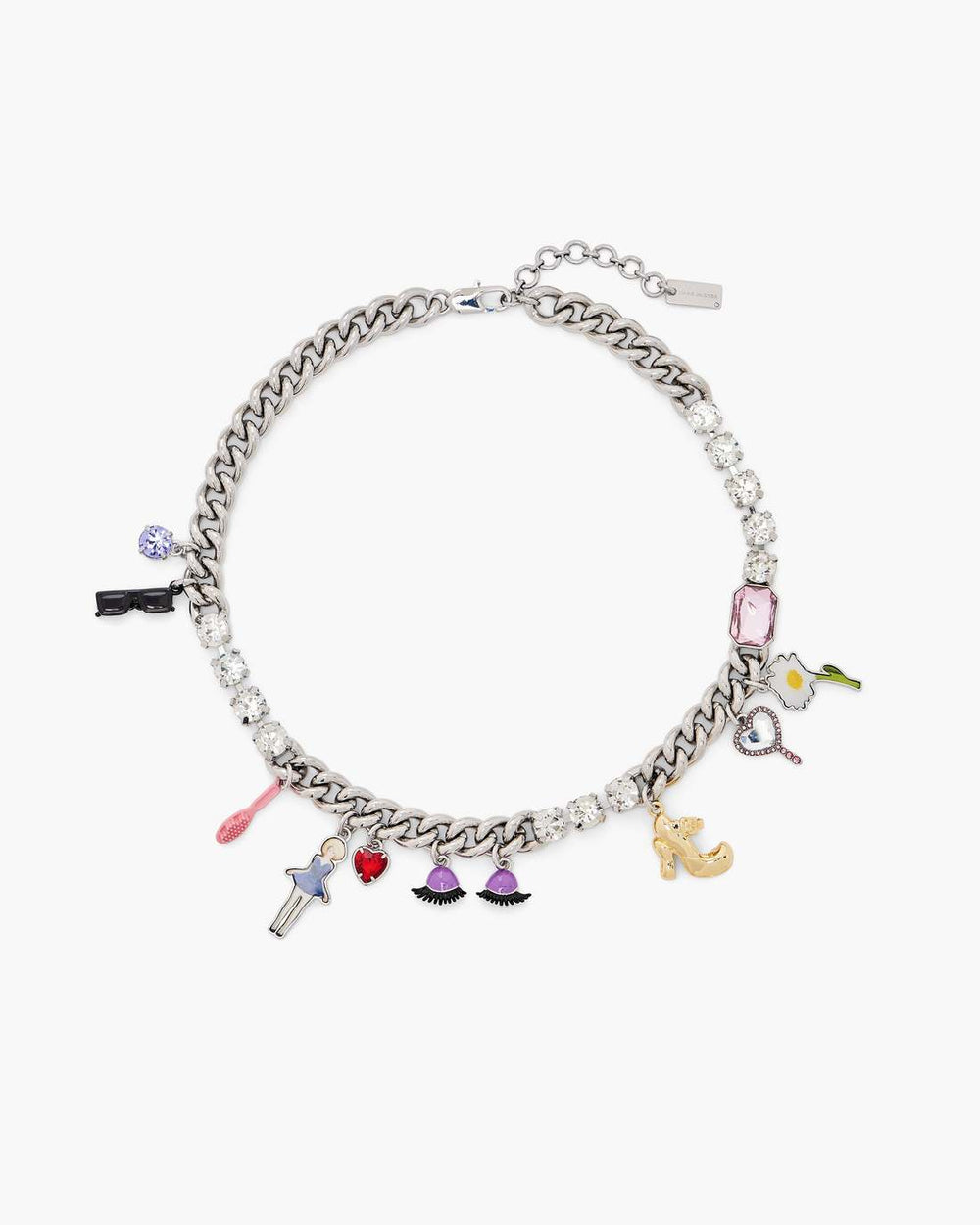 The Dollhouse Charm Necklace Silver/Multi - Marc Jacobs