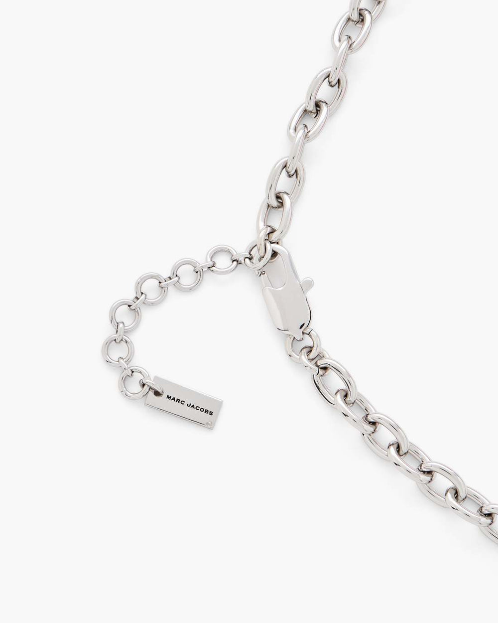 The Sticker Charm Statement Necklace Silver Multi - Marc Jacobs