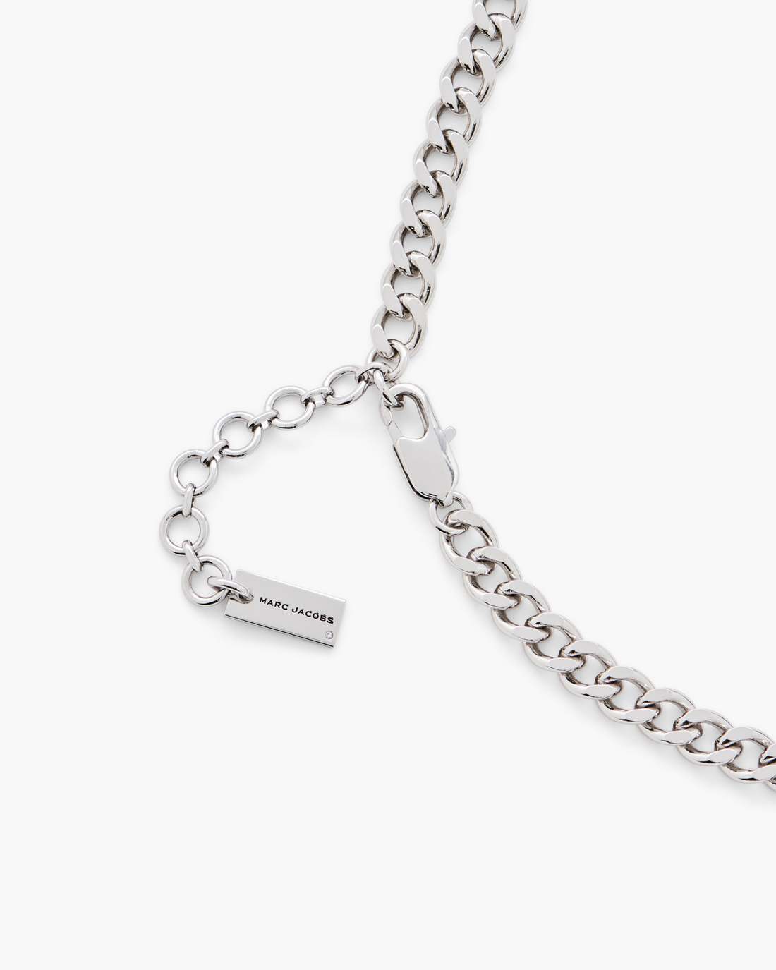 The Sticker Charm Necklace Silver Multi - Marc Jacobs