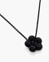 The Daisy Pave Necklace Black/Black Crystal - Marc Jacobs