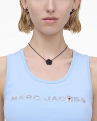 The Daisy Pave Necklace Black/Black Crystal - Marc Jacobs