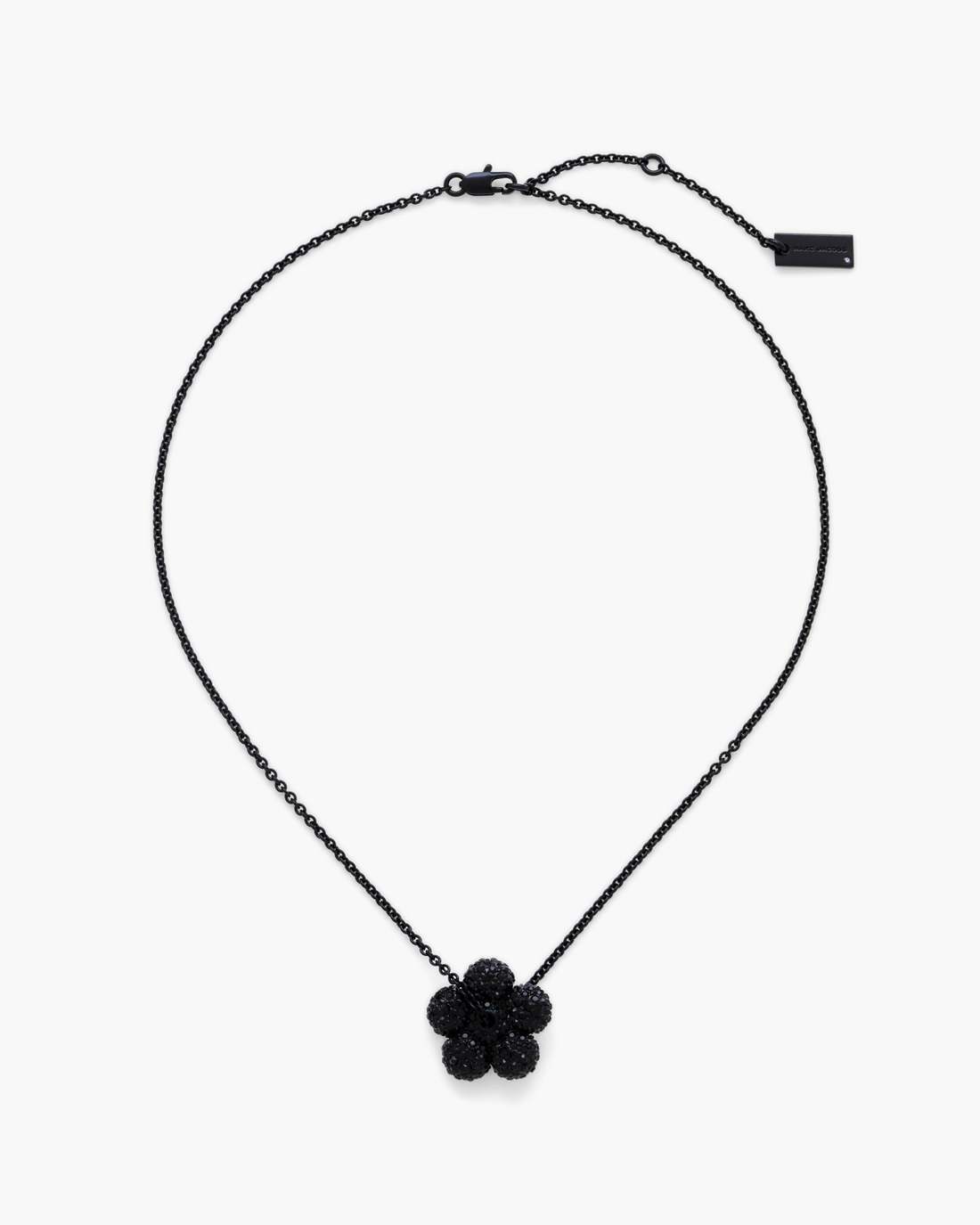 The Daisy Pave Necklace Black/Black Crystal - Marc Jacobs
