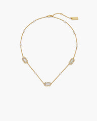 The J Marc Luxe Station Necklace Gold/Crystal - Marc Jacobs