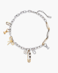 The Grunge Glam Charm Necklace Gold/Silver - Marc Jacobs