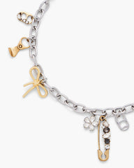The Grunge Glam Charm Necklace Gold/Silver - Marc Jacobs