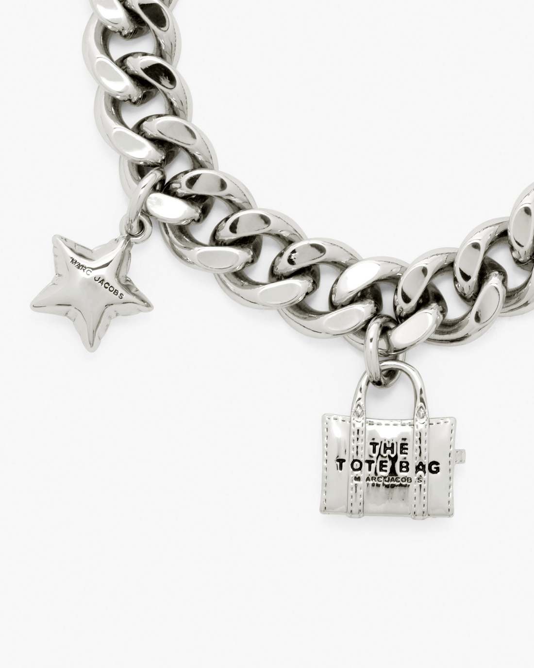 The Mini Icon Charm Bracelet Light Antique Silver - Marc Jacobs