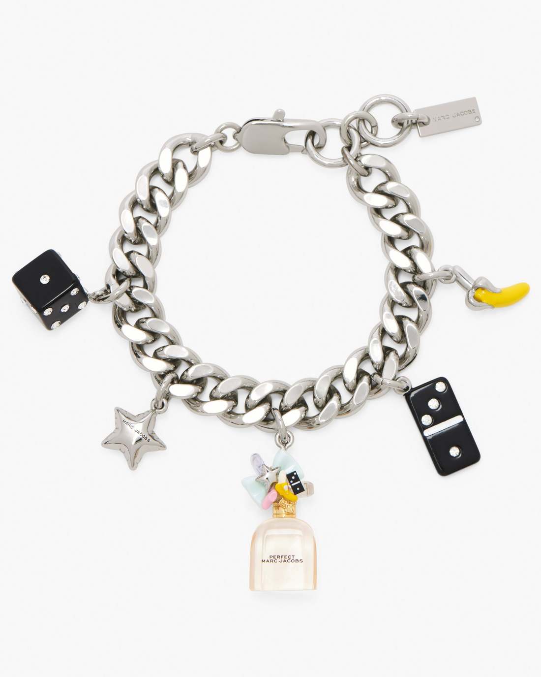Perfect Charm Bracelet Silver/Pink Multi - Marc Jacobs