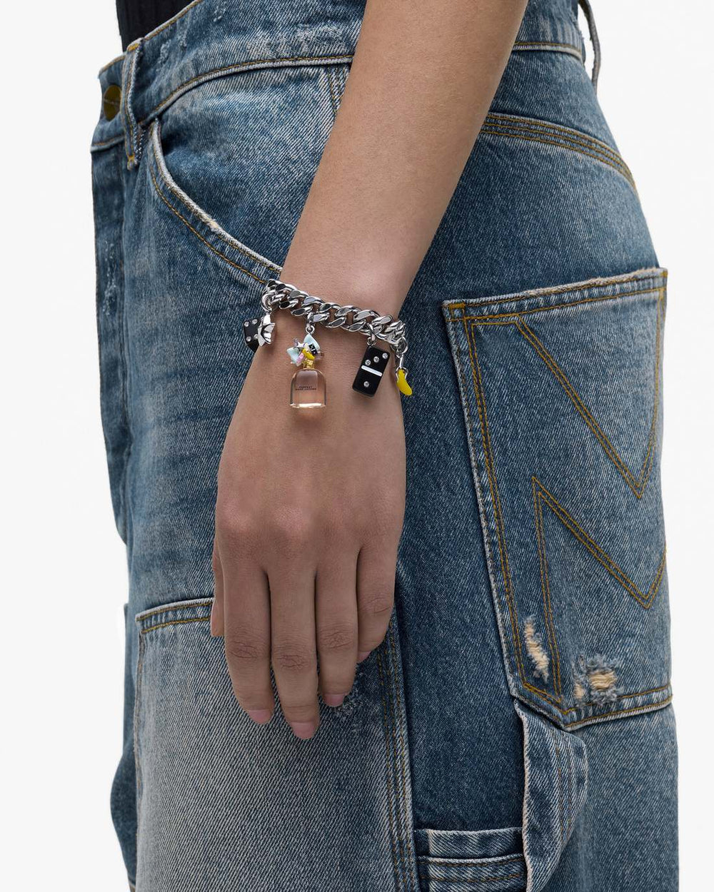 Perfect Charm Bracelet Silver/Pink Multi - Marc Jacobs