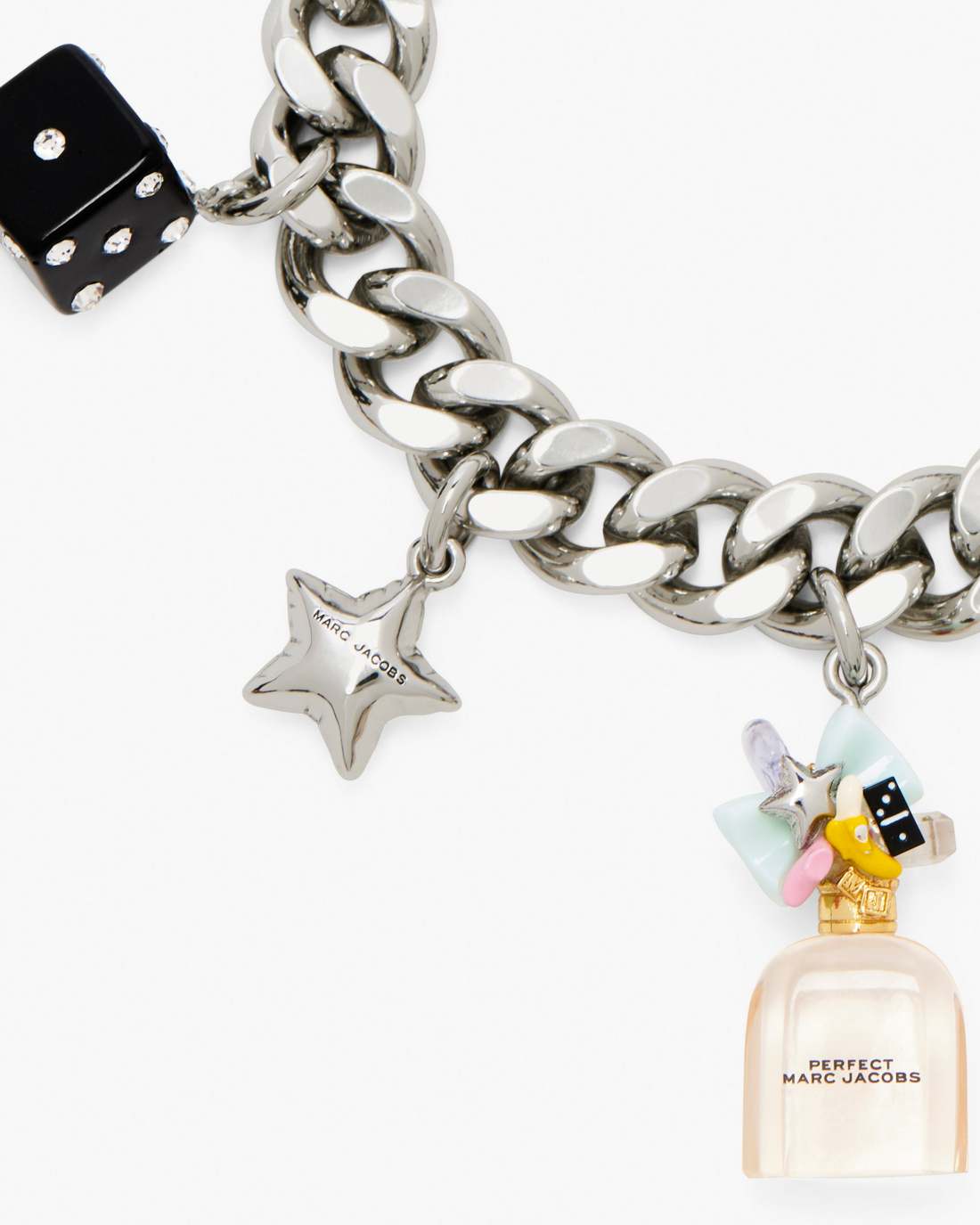 Perfect Charm Bracelet Silver/Pink Multi - Marc Jacobs