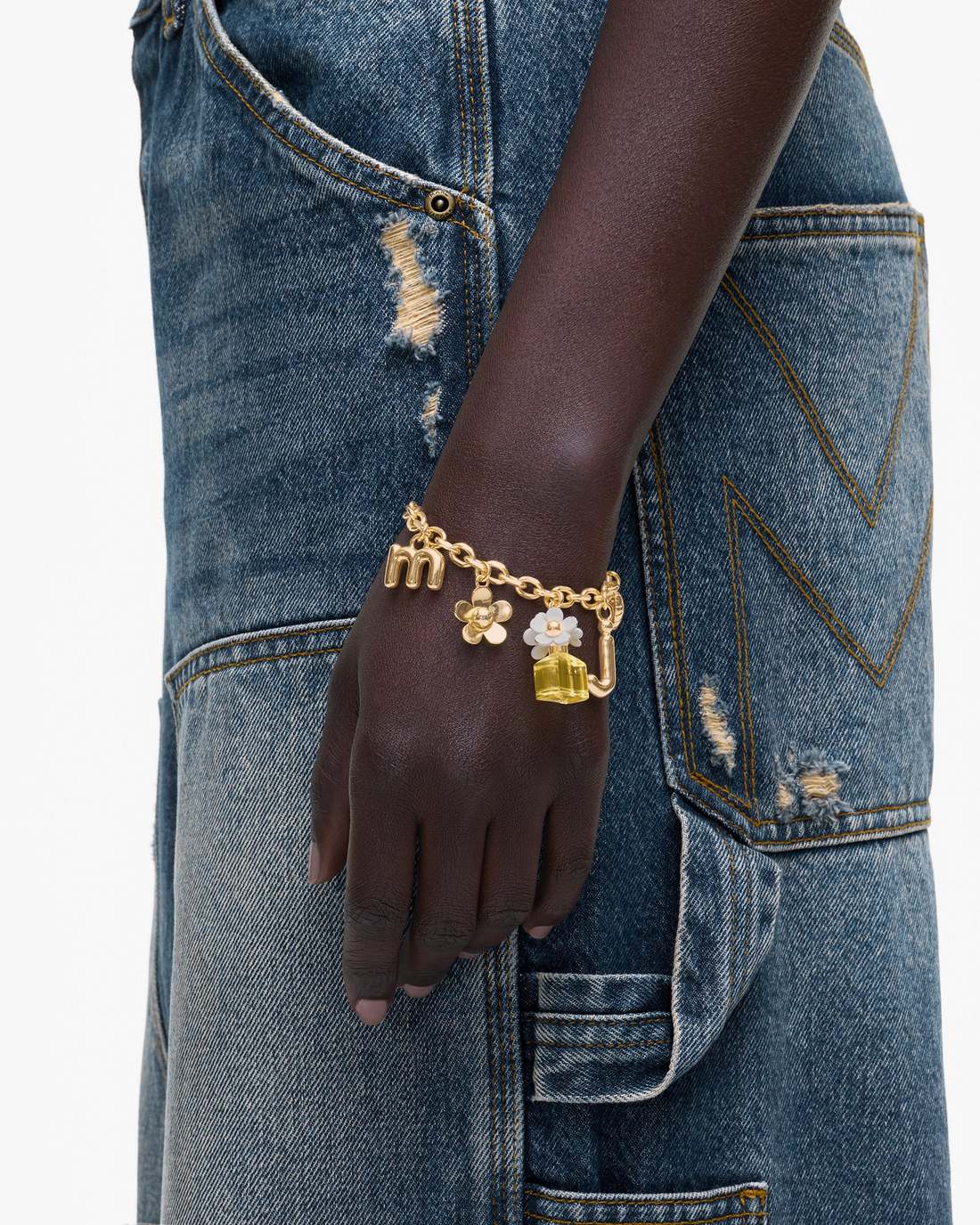 Daisy Charm Bracelet Gold/Yellow Multi - Marc Jacobs