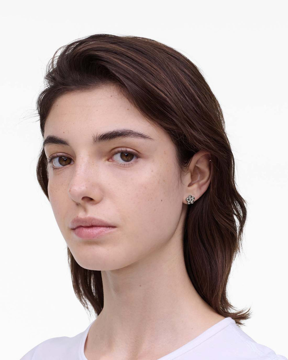Daisy Balloon Stud Earrings Silver - Marc Jacobs
