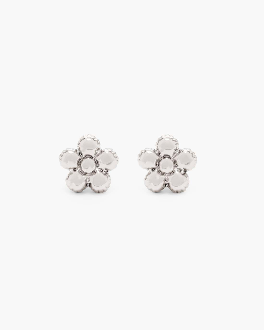 Daisy Balloon Stud Earrings Silver - Marc Jacobs