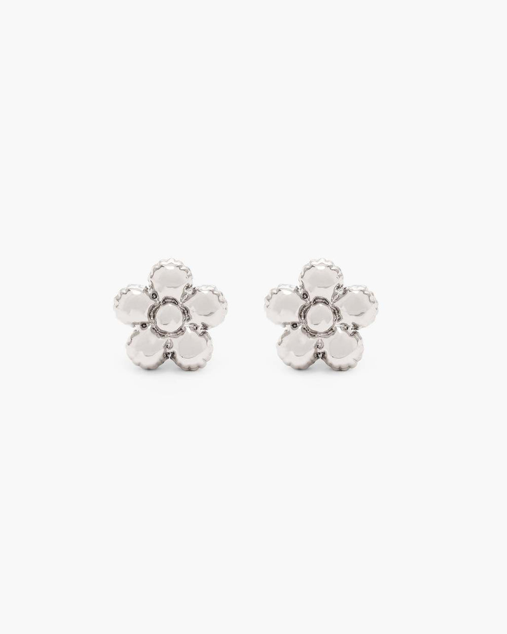 Daisy Balloon Stud Earrings Silver - Marc Jacobs