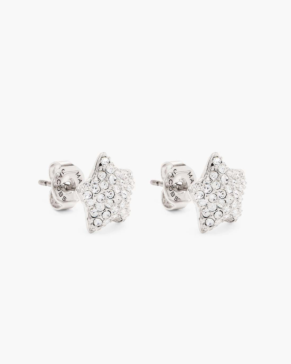 The Star Pave Stud Earrings Silver/Crystal - Marc Jacobs