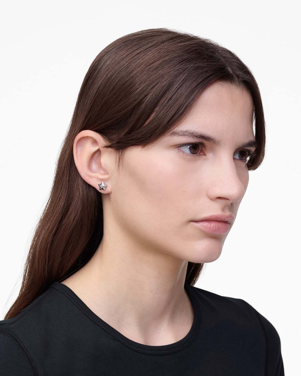 The Star Balloon Stud Earrings Light Antique Silver - Marc Jacobs