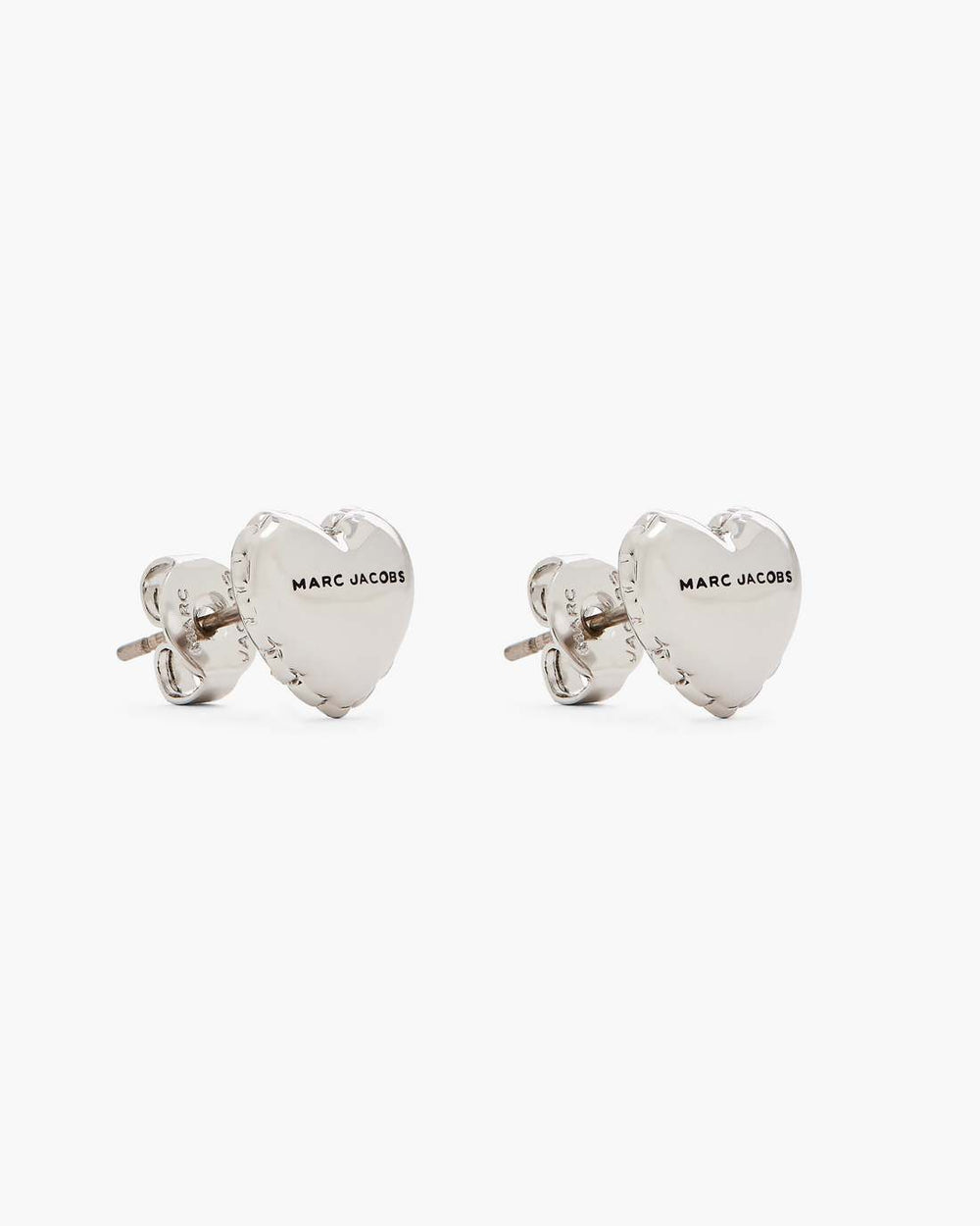 The Heart Balloon Stud Earrings Light Antique Silver - Marc Jacobs