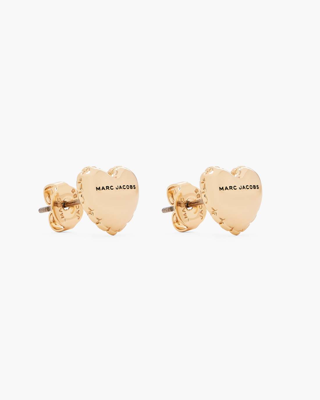 The Heart Balloon Stud Earrings Light Antique Gold - Marc Jacobs