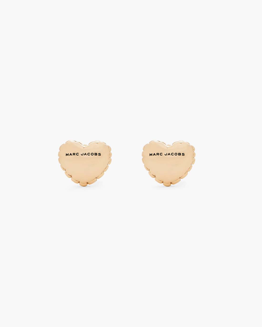 The Heart Balloon Stud Earrings Light Antique Gold - Marc Jacobs