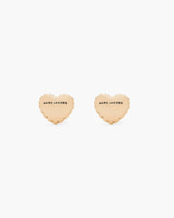 The Heart Balloon Stud Earrings Light Antique Gold - Marc Jacobs