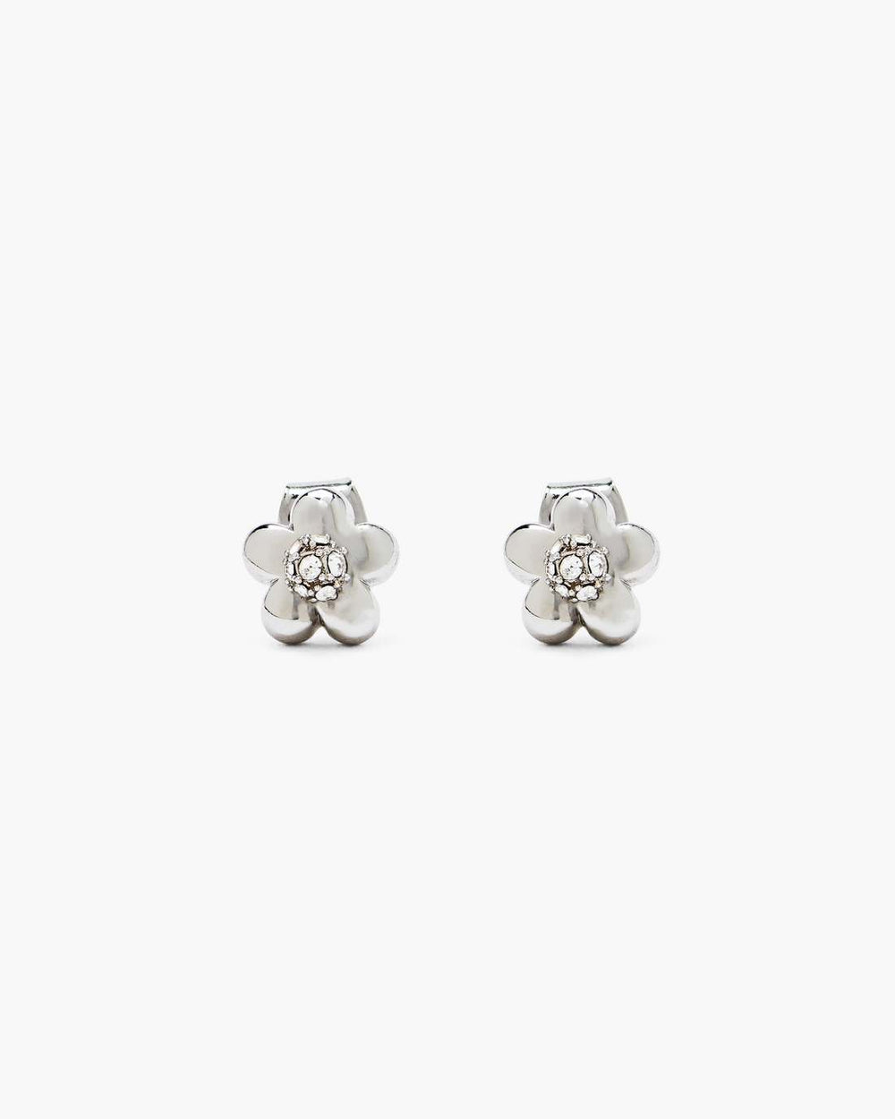 The Daisy Earrings Silver/Crystal - Marc Jacobs