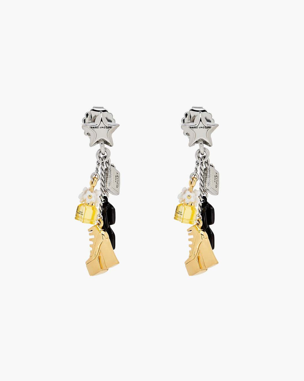 The Mini Icon Charm Earrings Gold/Silver - Marc Jacobs