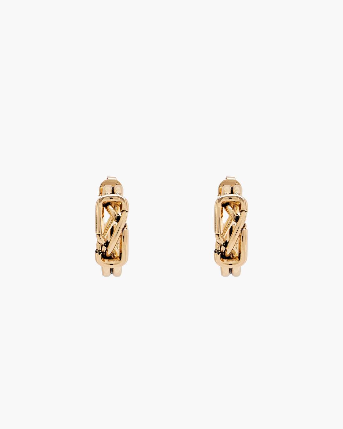 The Dual Hoop Earrings Gold - Marc Jacobs