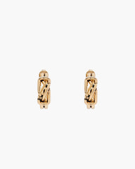 The Dual Hoop Earrings Gold - Marc Jacobs