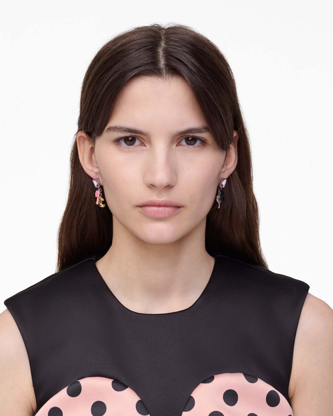 The Dollhouse Charm Earrings Silver/Multi - Marc Jacobs