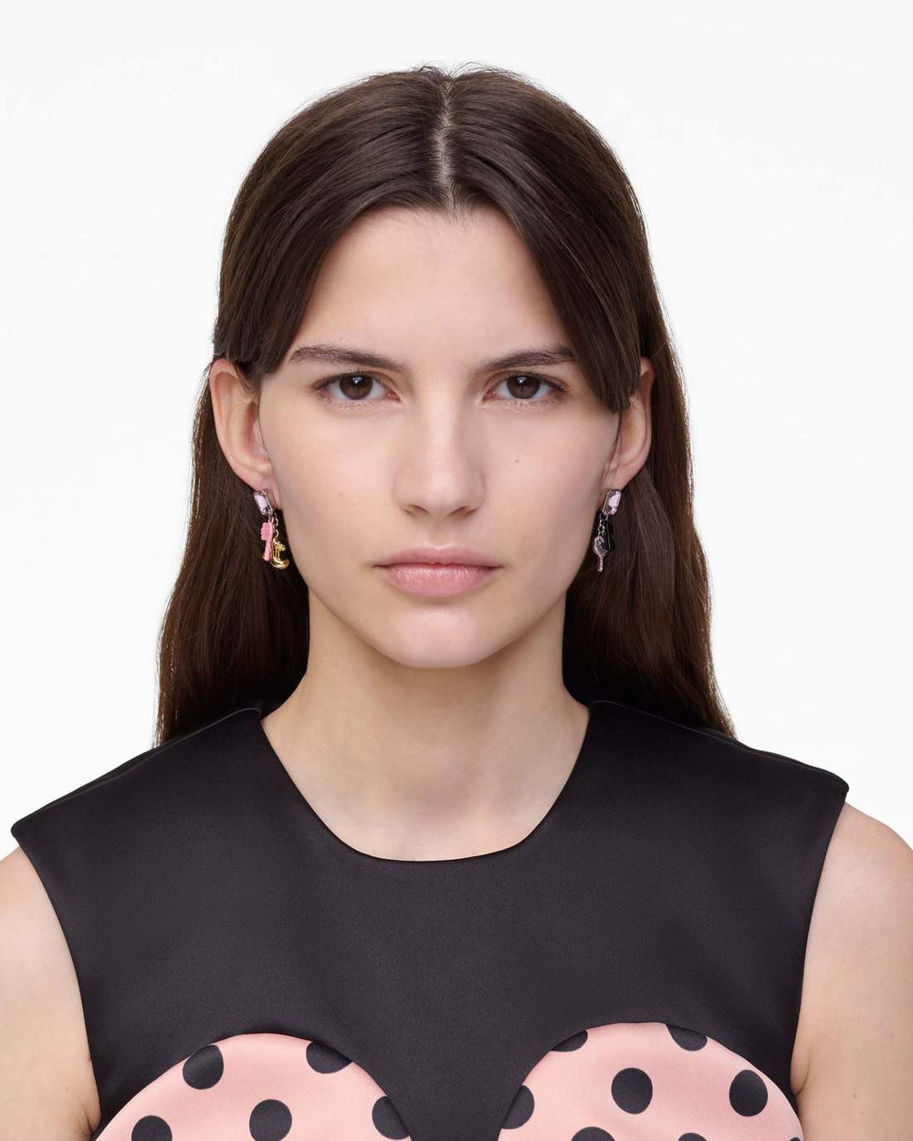 The Dollhouse Charm Earrings Silver/Multi - Marc Jacobs