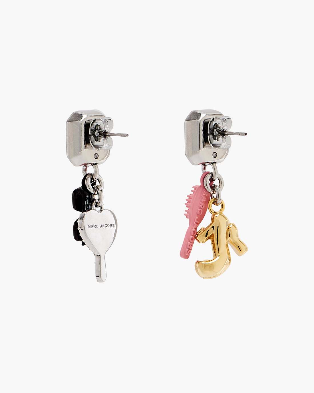 The Dollhouse Charm Earrings Silver/Multi - Marc Jacobs