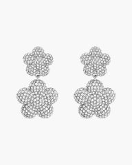 The Daisy Balloon Drop Earrings Silver/Crystal - Marc Jacobs