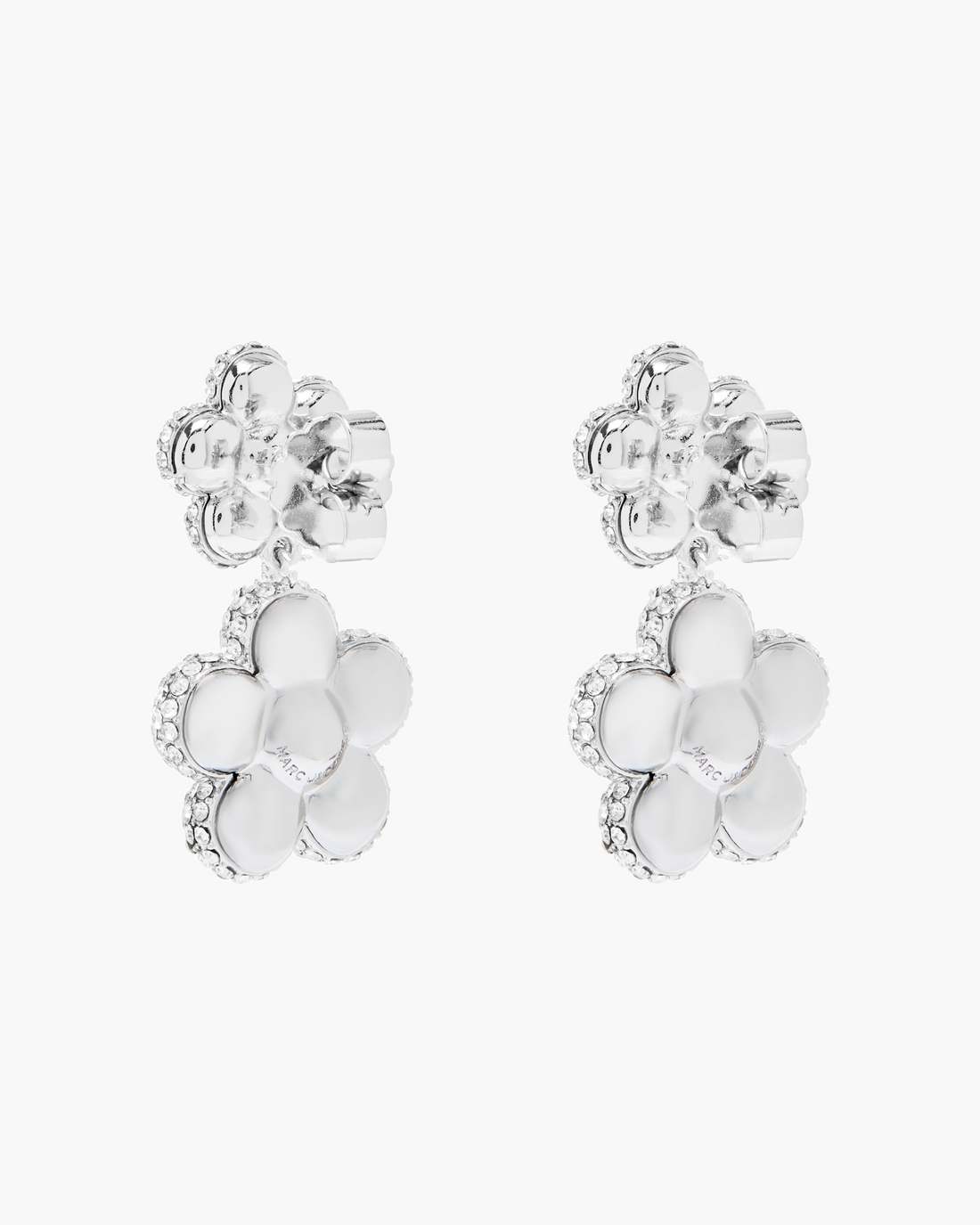 The Daisy Balloon Drop Earrings Silver/Crystal - Marc Jacobs