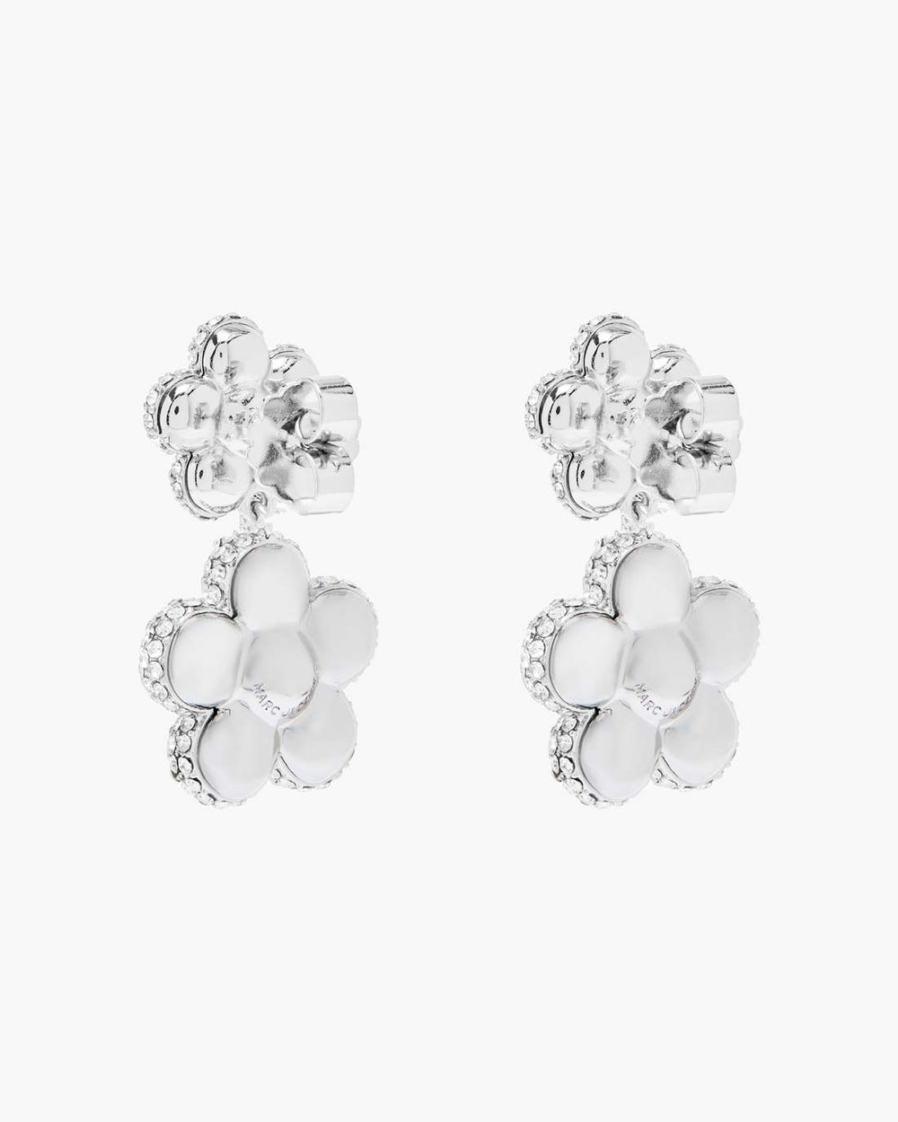 The Daisy Balloon Drop Earrings Silver/Crystal - Marc Jacobs