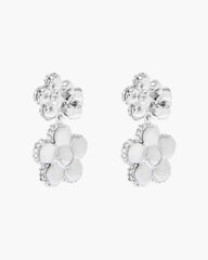 The Daisy Balloon Drop Earrings Silver/Crystal - Marc Jacobs