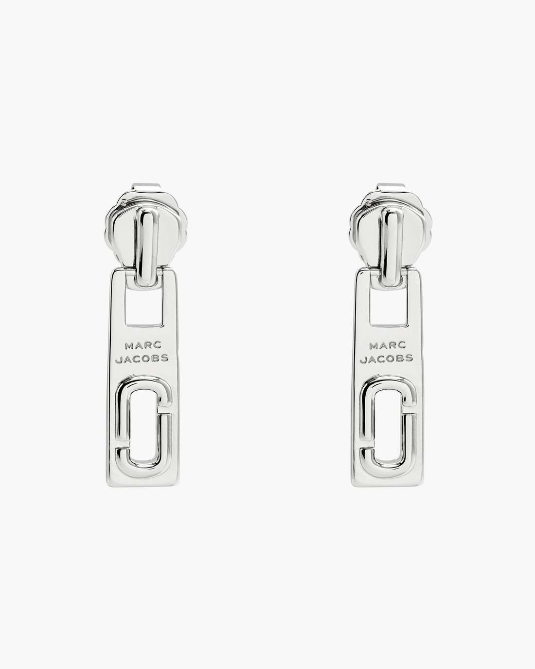 J Marc Zipper Earrings Silver - Marc Jacobs