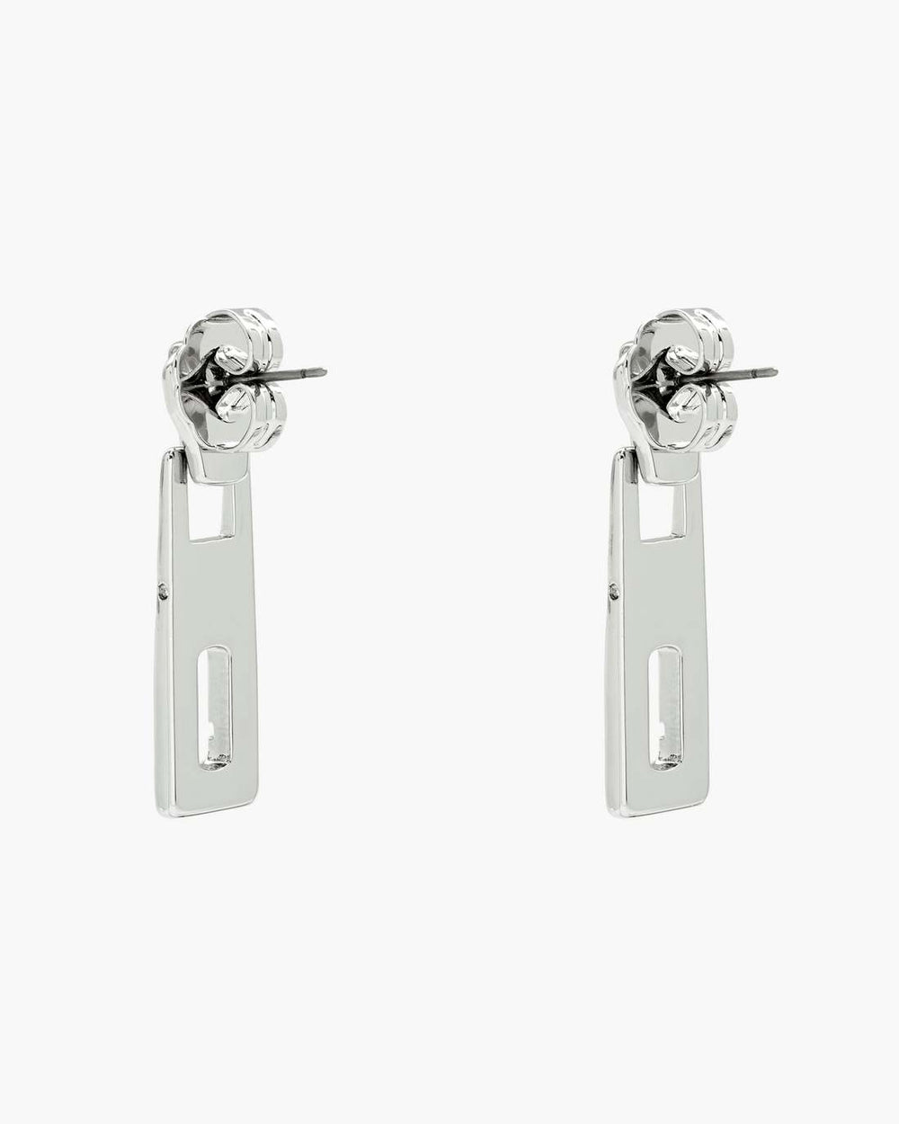 J Marc Zipper Earrings Silver - Marc Jacobs