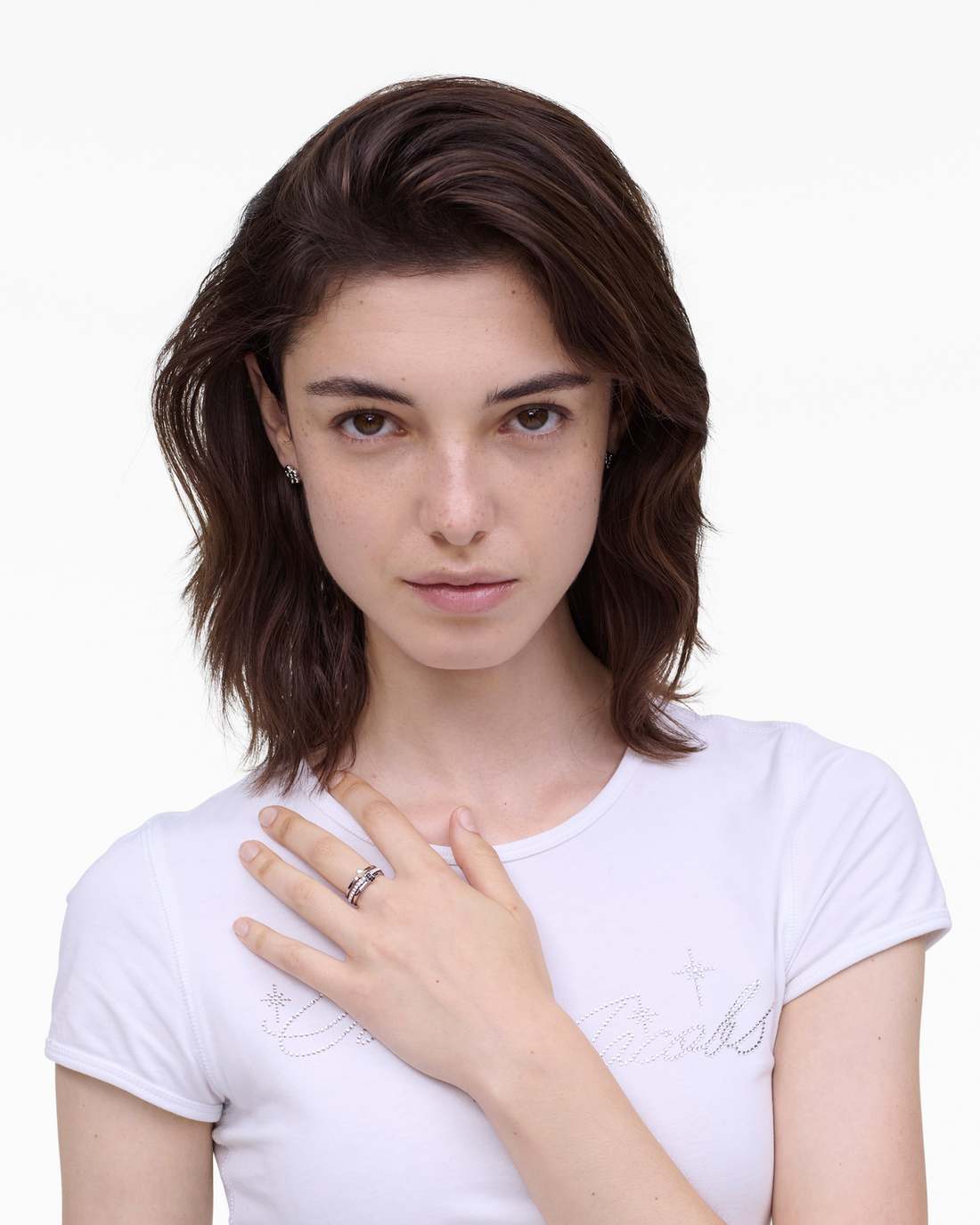 The Rouge Ring Set Silver/Multi - Marc Jacobs