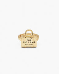 The Tote Bag Ring Light Antique Gold - Marc Jacobs