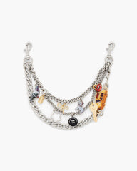 The Trinket Charm Chain Shoulder Strap Nickel - Marc Jacobs