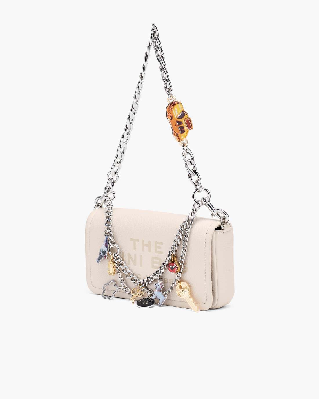 The Trinket Charm Chain Shoulder Strap Nickel - Marc Jacobs