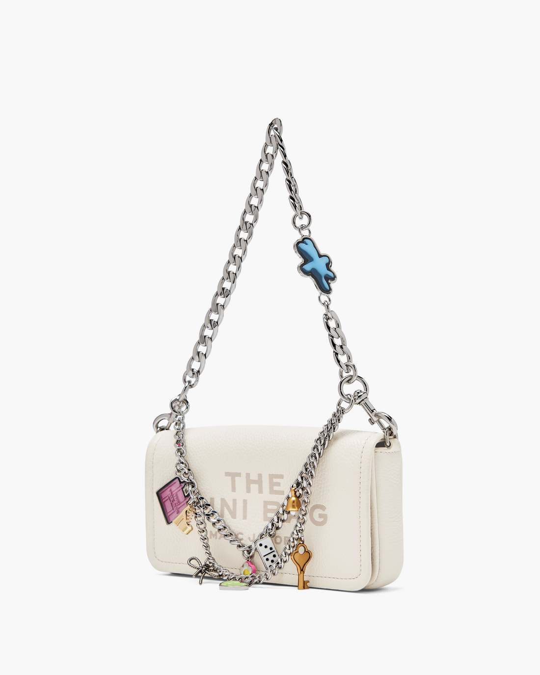 The Sticker Chain Shoulder Strap Nickel - Marc Jacobs