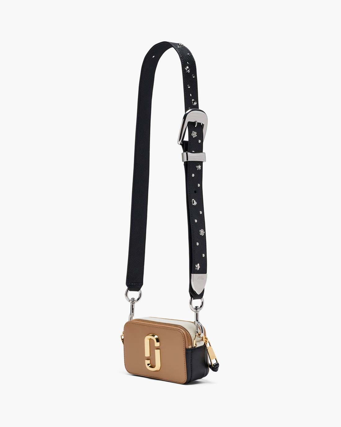 The Mini Icon Stud Leather Strap Black Multi - Marc Jacobs