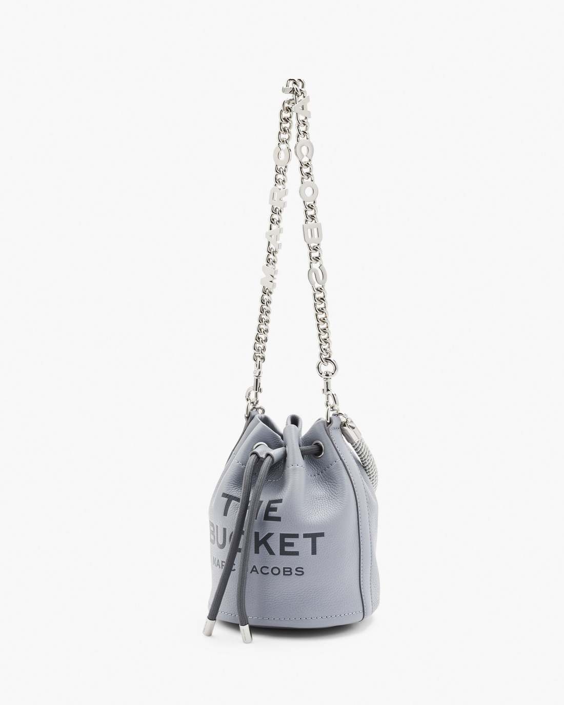 The Logo Chain Shoulder Strap Nickel - Marc Jacobs