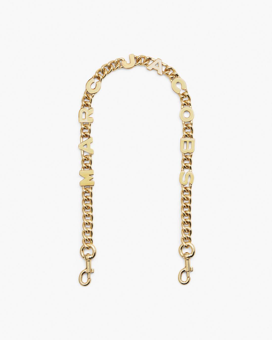The Logo Chain Shoulder Strap Gold - Marc Jacobs