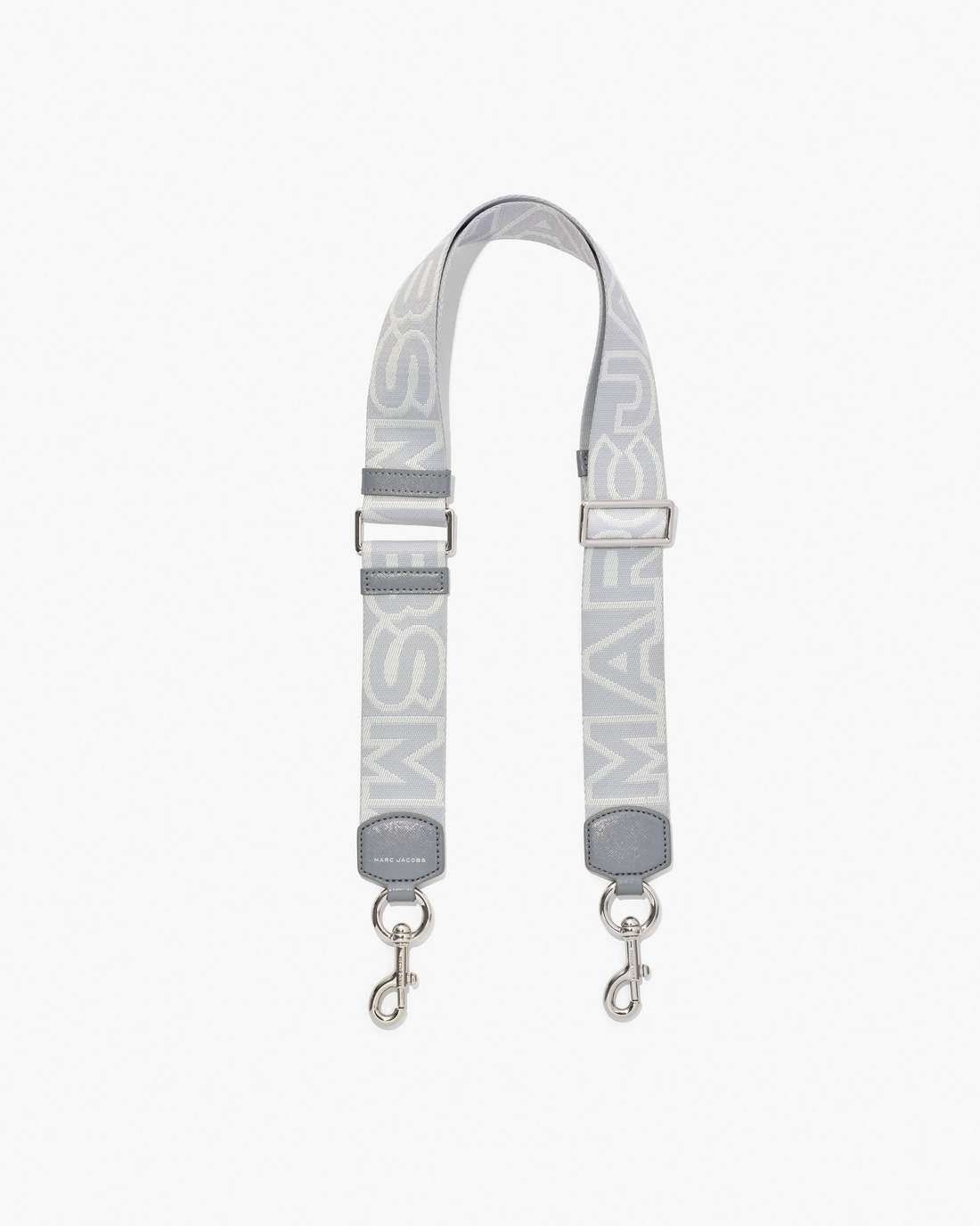 The Outline Logo Webbing Strap Wolf Grey Multi - Marc Jacobs