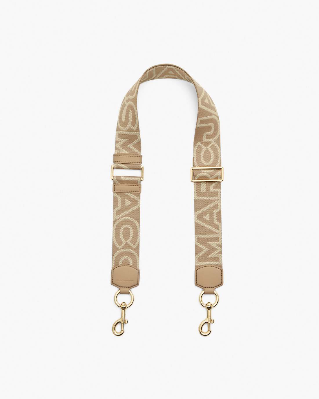 The Outline Logo Webbing Strap Camel - Marc Jacobs