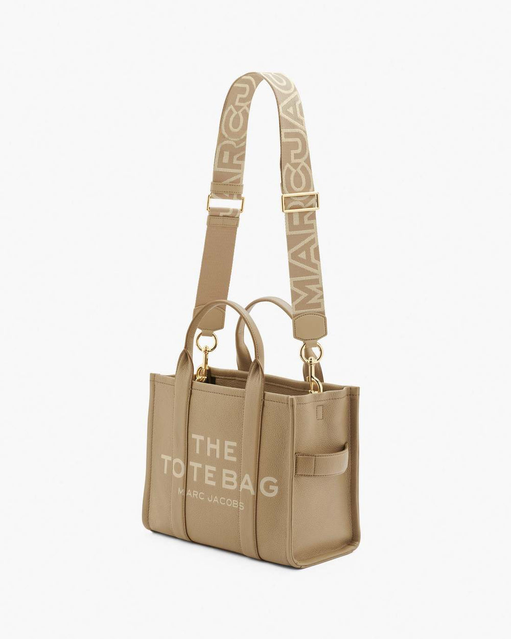 The Outline Logo Webbing Strap Camel - Marc Jacobs