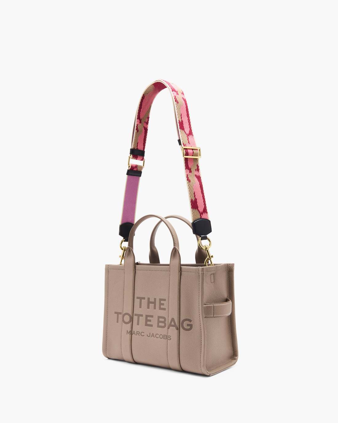 THE MULTI STITCH WEBBING STRAP Vachetta Red Multi - Marc Jacobs