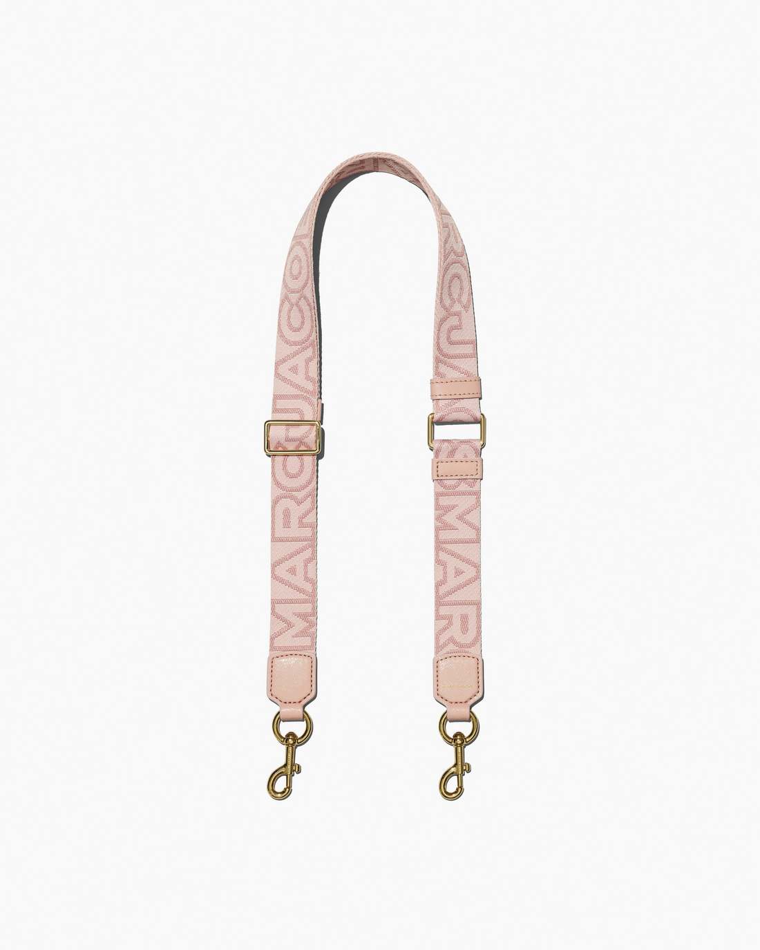 The Thin Outline Logo Webbing Strap Rose Multi - Marc Jacobs